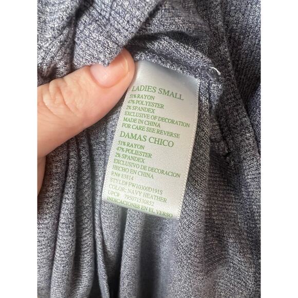 Green Tea Women's Comfortable Ribbed Short Sleeve T-Shirt Shirt Top Size Small S - Picture 5 of 7